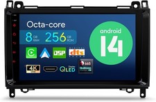 Autoradio XTRONS 9 pollici Android 14 con navigatore DAB per Smart Fortwo ForFour 452 454