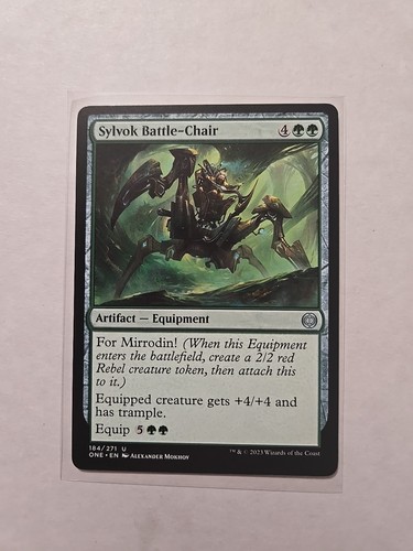 Sylvok battle chair phyrexia - sylvok, battle-chair