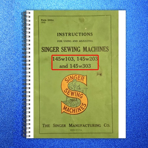 Singer 145w103 145w203 145w303 - singer,