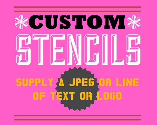 Stencil personalizzato design - stencil,