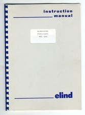 ELIND - 3216 - INSTRUCTION