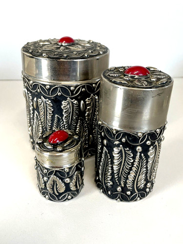 Vintage set scatole base - set,