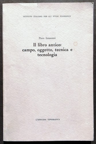 Libro antico campo - il, antico: