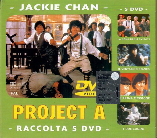 Dvd jackie chan cofanetto 5 - jackie,