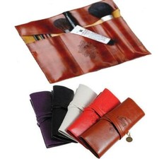 Beauty case in pelle da uomo astuccio pochette da borsa per viaggio toilette