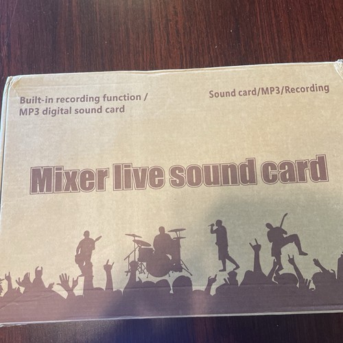 Mixer live sound card - mixer,