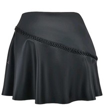 House Of CB Nova Black Vegan Leather Mini Skirt Size M