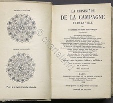 La cuisiniere de la campagne et de la ville, ou nouvelle cuisine economique 1924