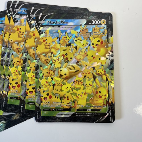 Jumbo pikachu union card - union,