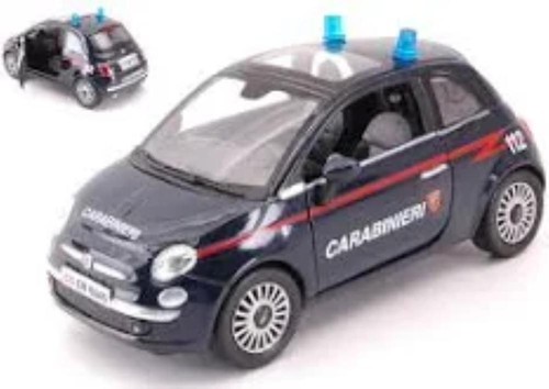Auto fiat 500 carabinieri 24 - auto, 1:24
