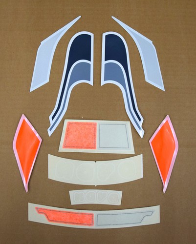 Casco nava vintage kit adesivi - kit,