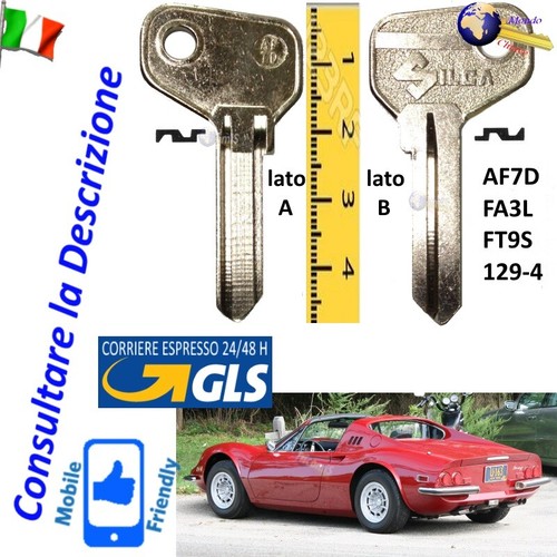 Chiave epoca af7d alfaromeo - epoca,