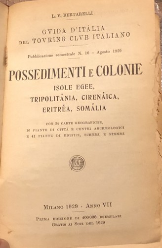 Guida italia del touring - del,