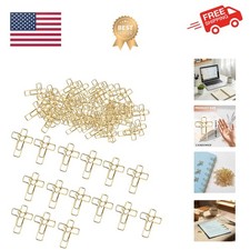 200PCS Fermacarte Croce Cuore