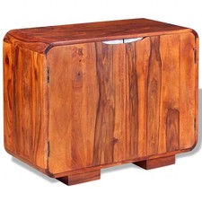 Credenza in Legno Massello di Acacia 75x35x60 cm Supporto Armadietto vidaXL