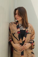 Kimono Duster In Seta Pura