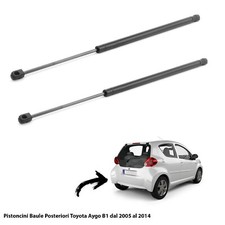 2 MOLLE  A GAS PISTONI