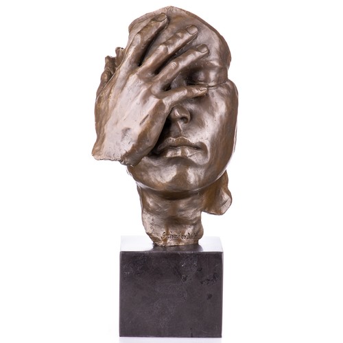 Statua astratta bronzo - in,