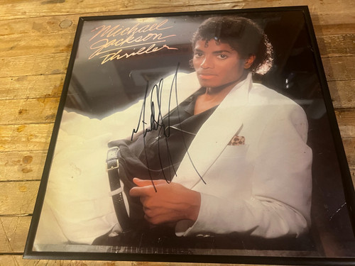 Michael jackson signed album - michael,