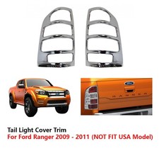 COPRIFANALE POSTERIORE CROMATO TRIM USO PER FORD RANGER PICKUP 2009 2010 2011