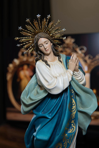Statua vergine maria - statua, 11,8"