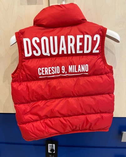 Gilet dsquared2 rosso mesi - rosso,