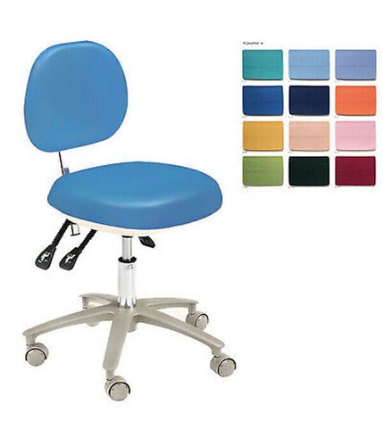 Sgabello dentale mobile pelle - sgabello,