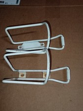 Set 2 gabbie borraccia bicicletta Paramount vintage bianche usate