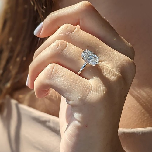 Anello diamante taglio - anello,