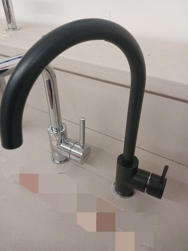 Rubinetto cucina ariston nero - rubinetto,