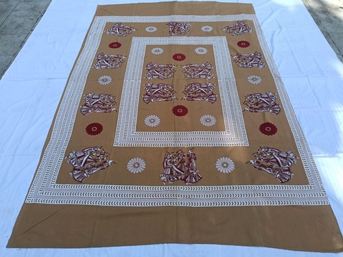 Copriletto danza indiana beige