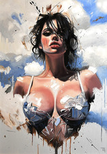 Dipinto ritratto femminile