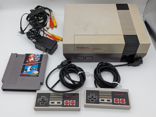 Nintendo nes 1985 gray - nintendo, console