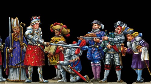 Set figurine peltro - in,