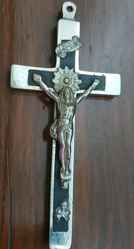 Vecchio crocifisso pettorale - ,