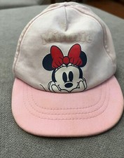 Cappellino Disney Colore Rosa Taglia 0-3 Mesi con Molla Dietro e Stampa Grafica