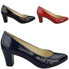 Damenschuhe Pumps Naturleder
