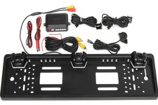 Porta targa con - , telecamera