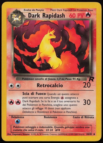 Pokemon tcg dark - dark, rapidash