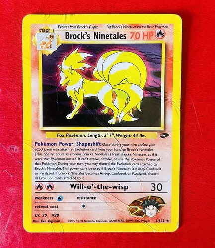 Lotto carte pokemon brock - carte,