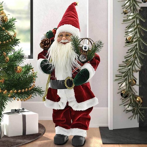 Statuina babbo natale classico - statuina,