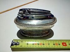ACCENDINO DA TAVOLO VINTAGE ARGENTO ARGENTERIA RONSON MADE IN ENGLAND