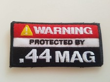 WARNING PROTECTED BY .357 MAG