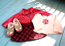 Abito ragazza americana petali