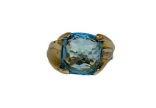 Anello Donna Topazio Azzurro