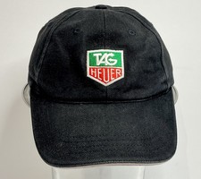 Orologio TAG Heuer Nero Grigio Labbro Twill Cappello Cinturino Regolabile Ricamato Racing F1