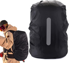 2Pcs Copri Zaino Nero