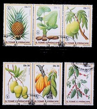 Sao Tomé & Principe Giornata Mondiale dell'Alimentazione Natura 1981 Sc. 641-642 $13 15223
