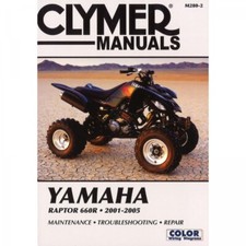 Yamaha Raptor 660R (2001-2005) Quad manuale riparazione Clymer