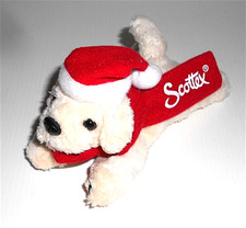 SCOTTEX SPOTTY 90s pupazzo gadget promo Natale cagnolino dog puppet